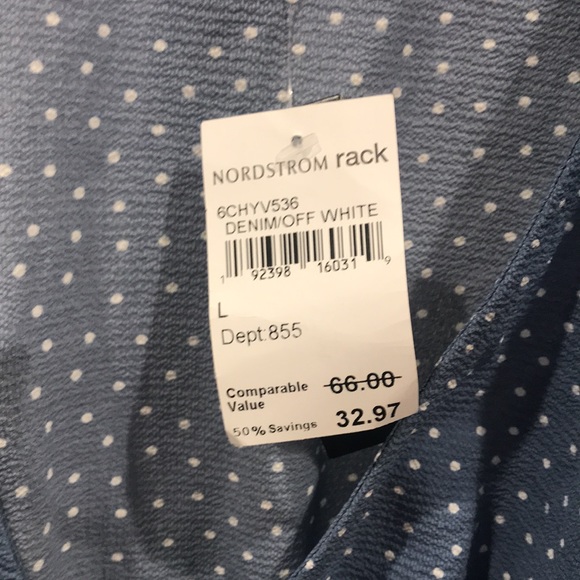 Summer Mini Dress with Ruffles in Denim blue color - Picture 3 of 4